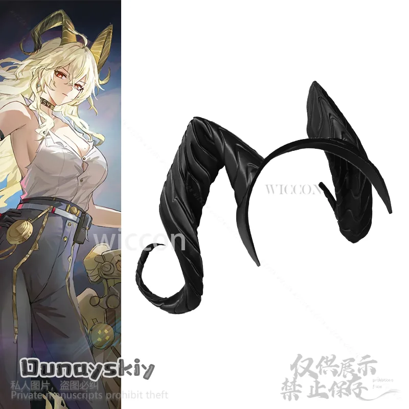 Wuthering Waves Cosplay Zani Anime Game Costume Sexy Fashion Solid Fit Underwear Tank Top Chocker 3D Props Horn Customized