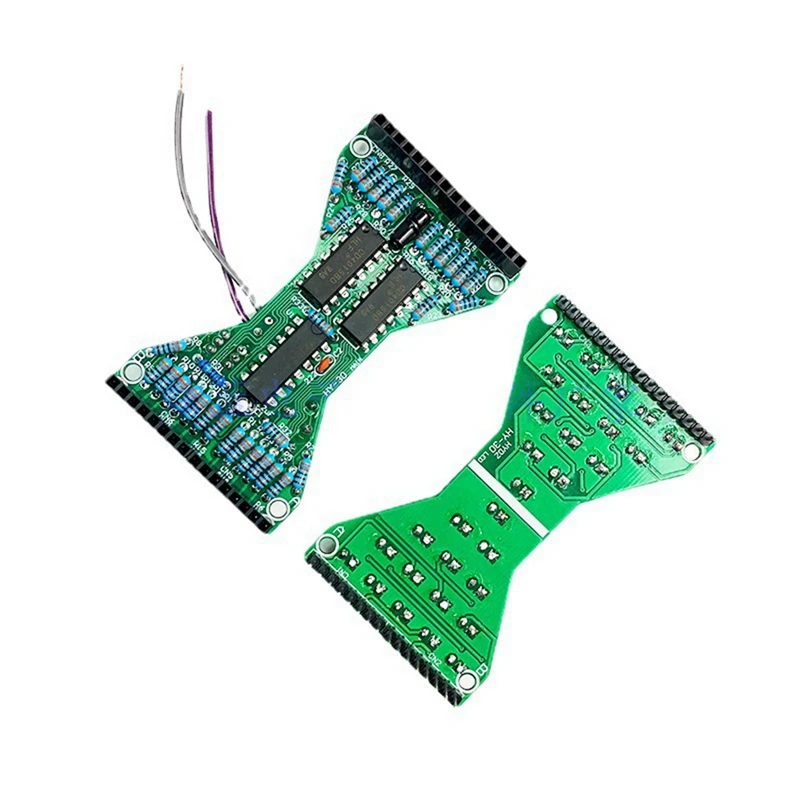 Double Layer PCB Board Components Kit, Soldering Practice Suite, Red LED Light, DIY eletrônico, 30 LEDs