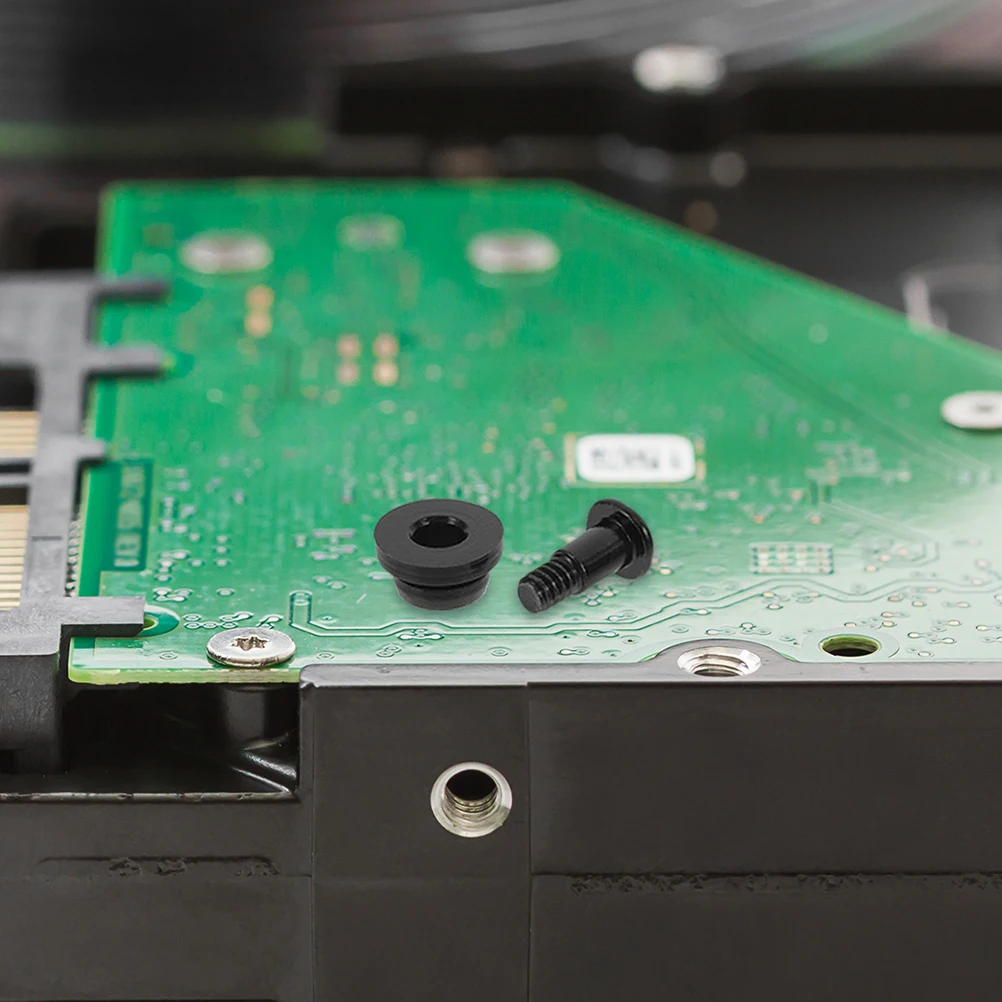

20pcs Hard Drive Screws Disk Mounts Shock Absorption SSD Durable Iron Easy Installation Compatibility Hardware