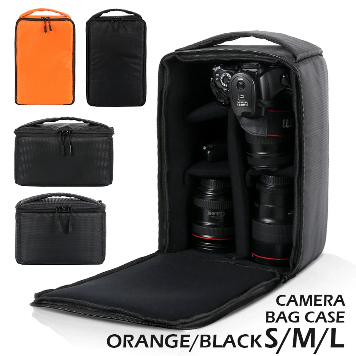 Bolsa impermeable para cámara DSLR, mochila multifuncional para cámara, funda de fotografía para cámara Digital de vídeo al aire libre para lente DSLR Nikon Canon