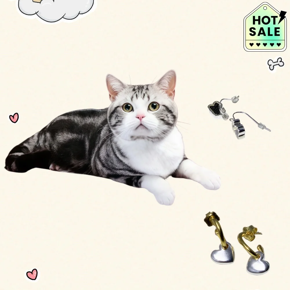 

2025 Hot Selling Brand Women's Bear Earrings Fashionable, Simple, High-end Jewelry Suitable for Gifting To Friends