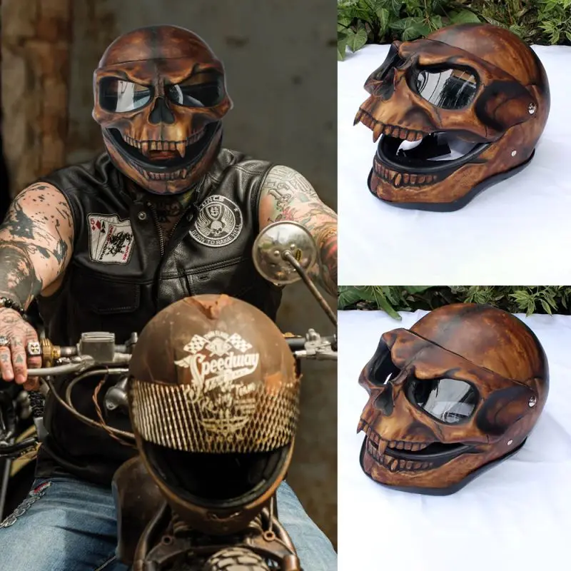 Necromancer Skull Helmet Mask Full Head Skull Mask/Helmet With Movable Jaw,Skull Mask,Call Of-Duty ​Masks Toy Head Props Mask