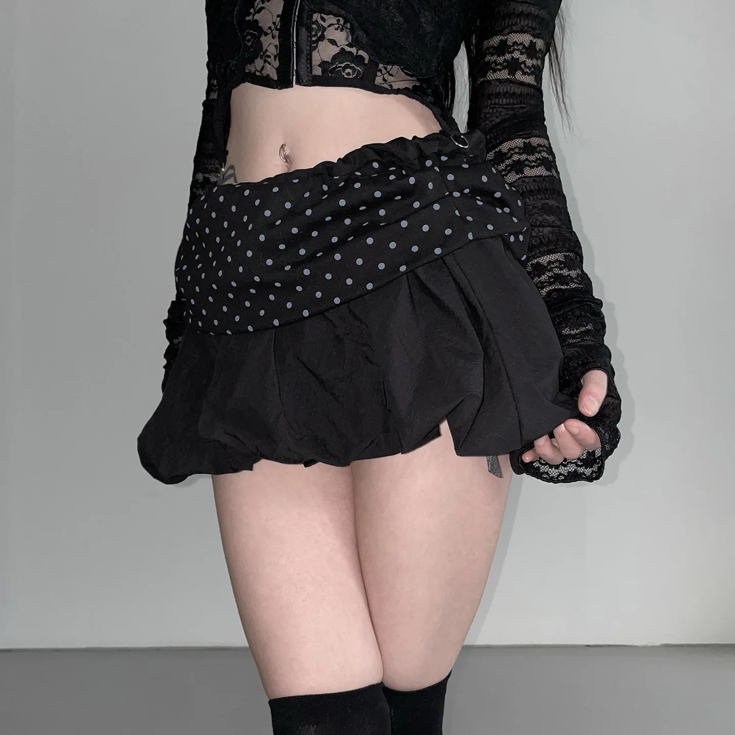 2026 new summer polka dot pleated short skirt, spicy girl trend, casual, simple, fresh, sweet, daily, niche, versatile, dating