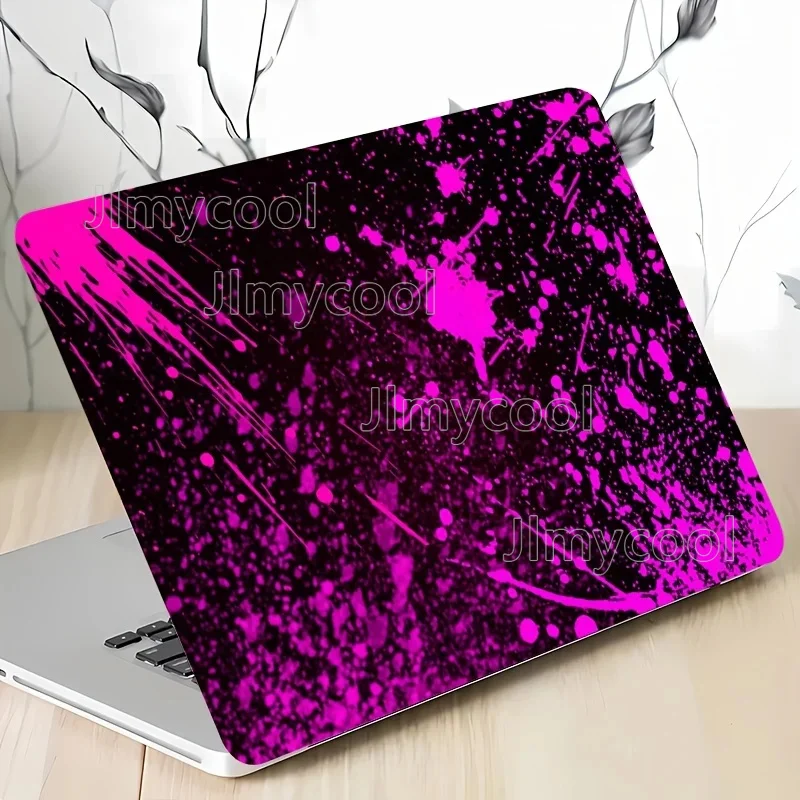 2 Pack Pink Paint Pattern Laptop Art Decal Case Universal Laptop Skin Sticker for Laptops Cars Helmets Motorcycles