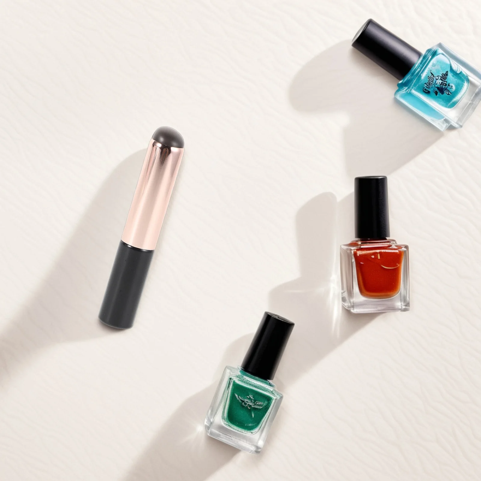 

Reusable Silicone Nail Brush Essential for Manicure DIY Gradient Design Portable Easy Clean Nail Salon Tool Nails Brush