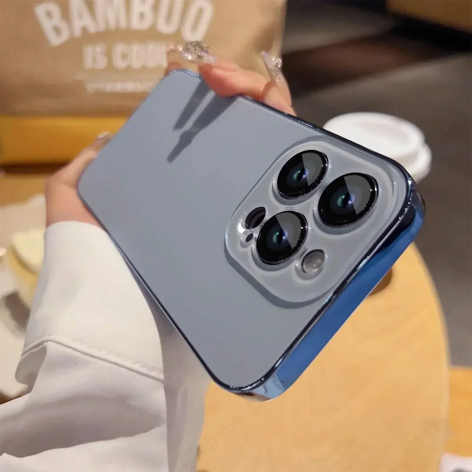 Оригинальный силиконовый чехол-бампер AG для iPhone 15 14 13 12 Pro Max 11 Pro Max + Plus, защитная задняя крышка для объектива