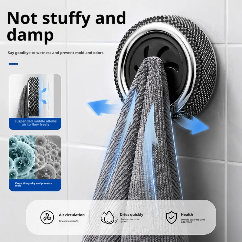 Shiny Rhinestone No Drill Wall Hook Self Adhesive Towel Hanging Holder Bathroom Kitchen Cloth Organizer Home Decorative Storage