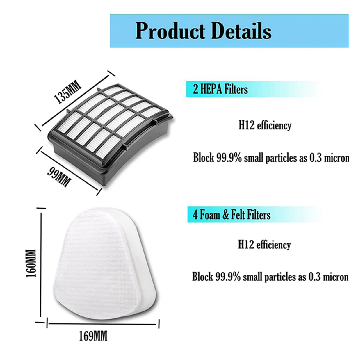 Filter HEPA ABLD untuk Navigator Vakum Hiu Lift-Away NV350 NV351 NV352 NV355 NV356 NV357 Suku Cadang Pengganti Penyedot Debu Nosel