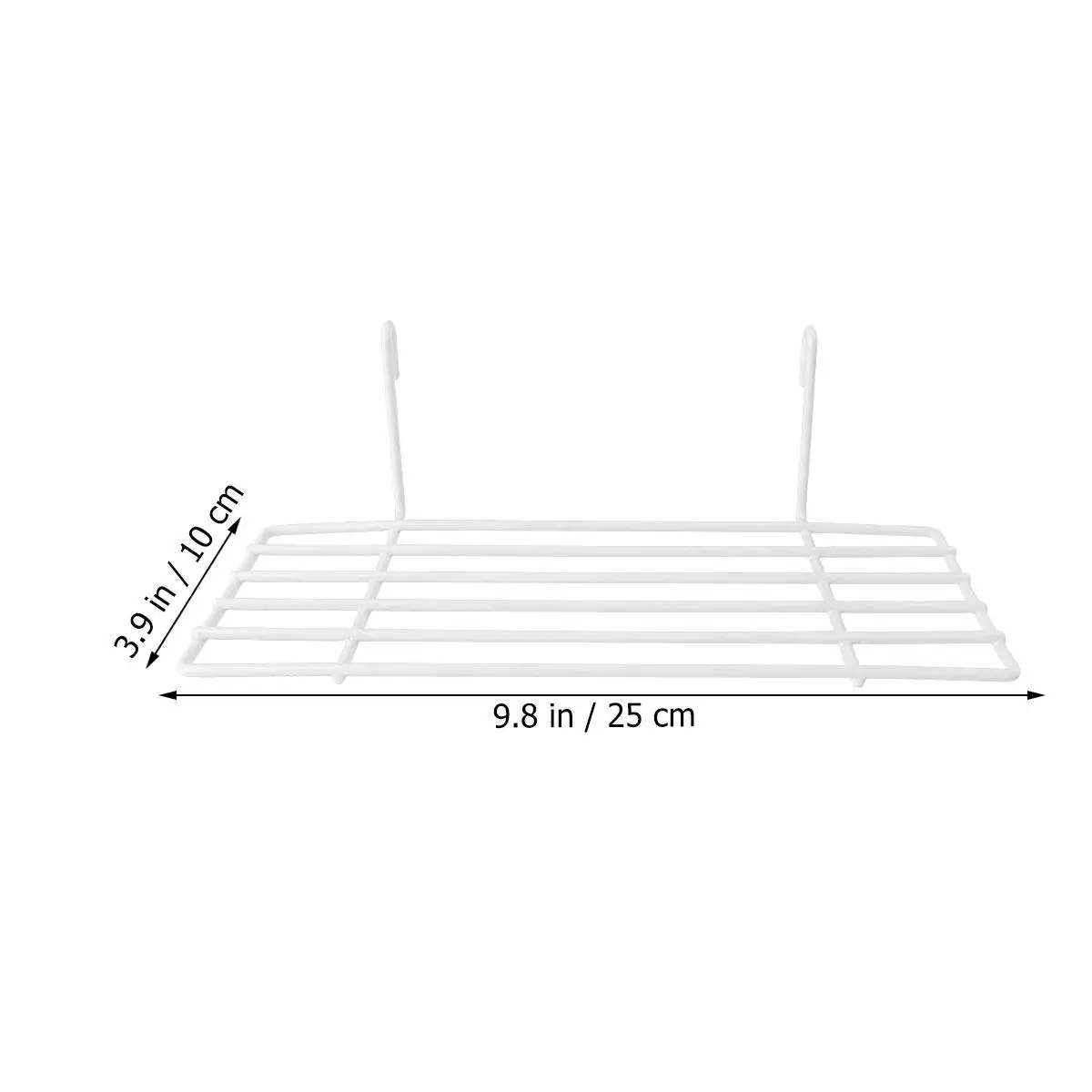 

Iron Wall Shelf for Birdcage Durable Grid Storage Display Pet Parrot Cockatiel Home Decor Stable Load Bearing Easy Install
