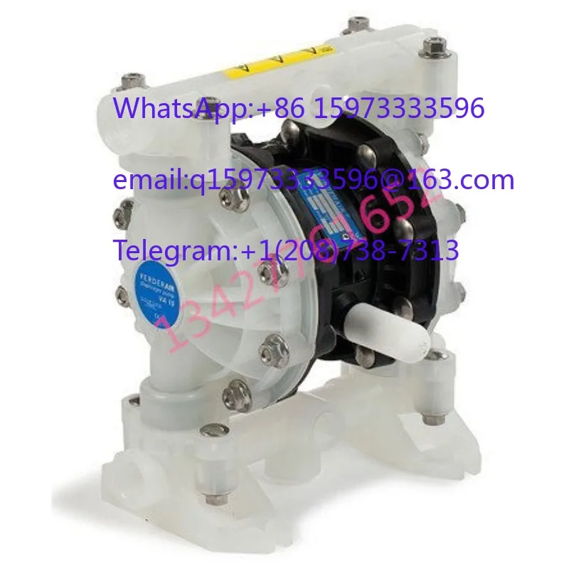 VA25PPPPSPSPTE00 Pneumatic Diaphragm Pump Corrosion Resistant for Water Transfer Chemical Processing and Industrial Applications