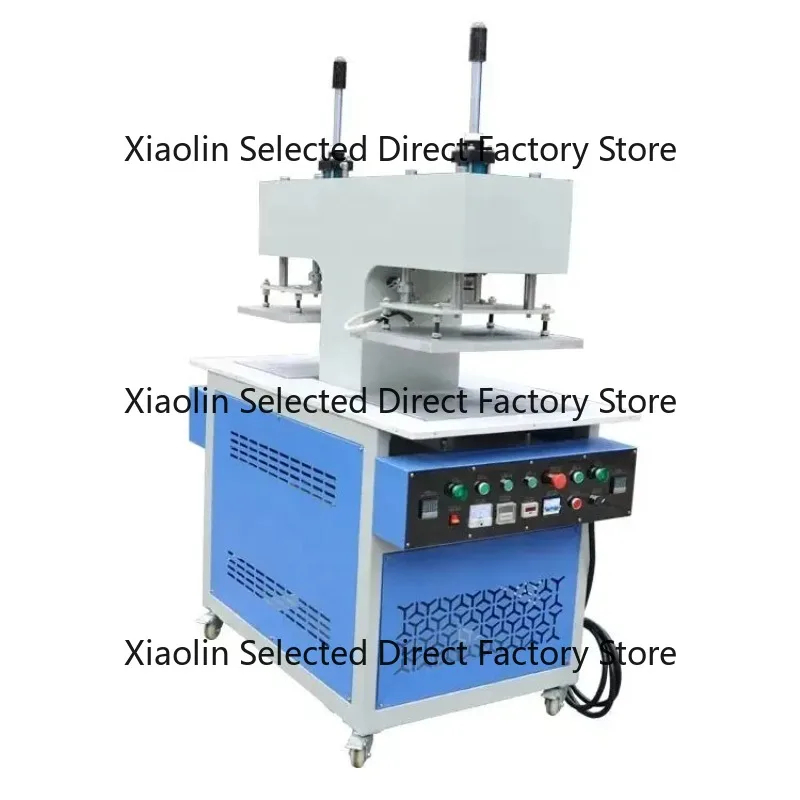 Automatic Professional Dual Station 3D Golden Leather Logo Embossed Foil Hot Stamping Machine Embossing Machine for Leather