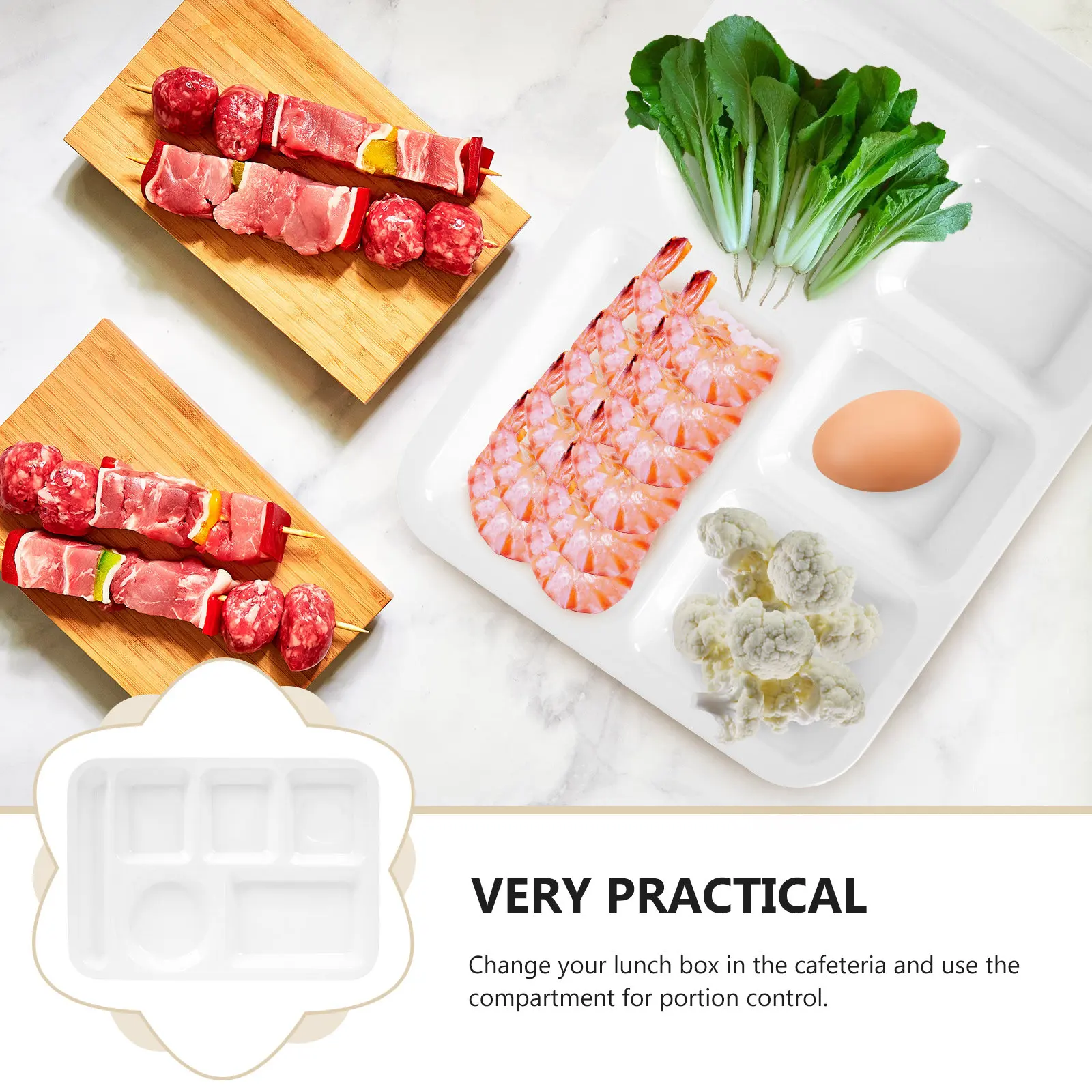 6-Fach Unterteilter Frühstücks – Meal Prep Healthy Breakfast Bewertung und Preis