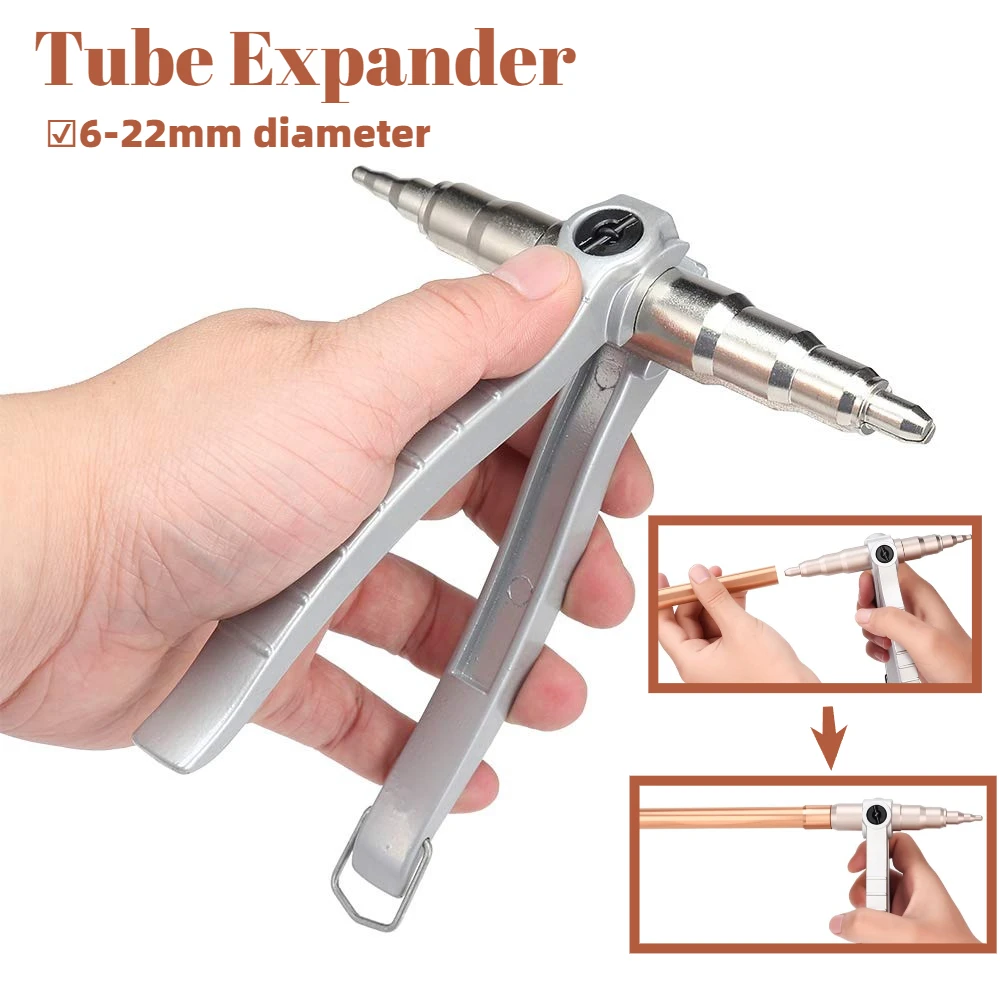 Copper Pipe Tube Expander Tool Multi-Size Swaging Tool for Air Condition Refrigerator Line Repair Tube Expander