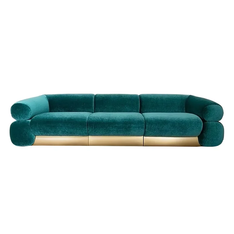 *Italian New Design Luxury Living Room Sofa Custom Modular Couches Sectional Furniture with Sponge Filling Material Fabric
