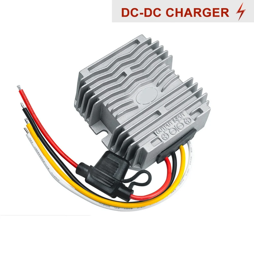 IP65 Rated DC DC Converter 48V 60V 72V Input to 14.6V 10A Output for Lithium For battery Charging Metal Enclosure
