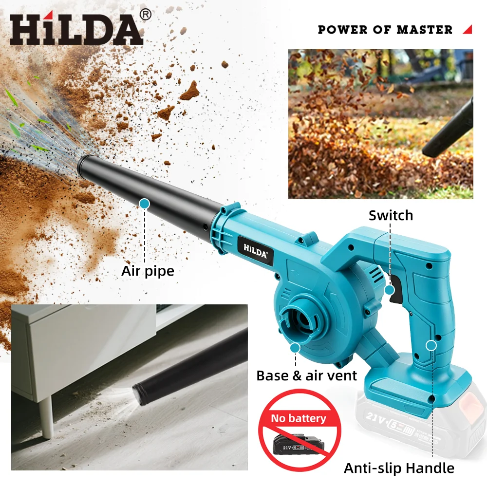 HILDA Air Blower Dust Blower 1000W Computer Cleaner Electric Air Blower Dust Blowing Dust Computer Dust Collector Blower