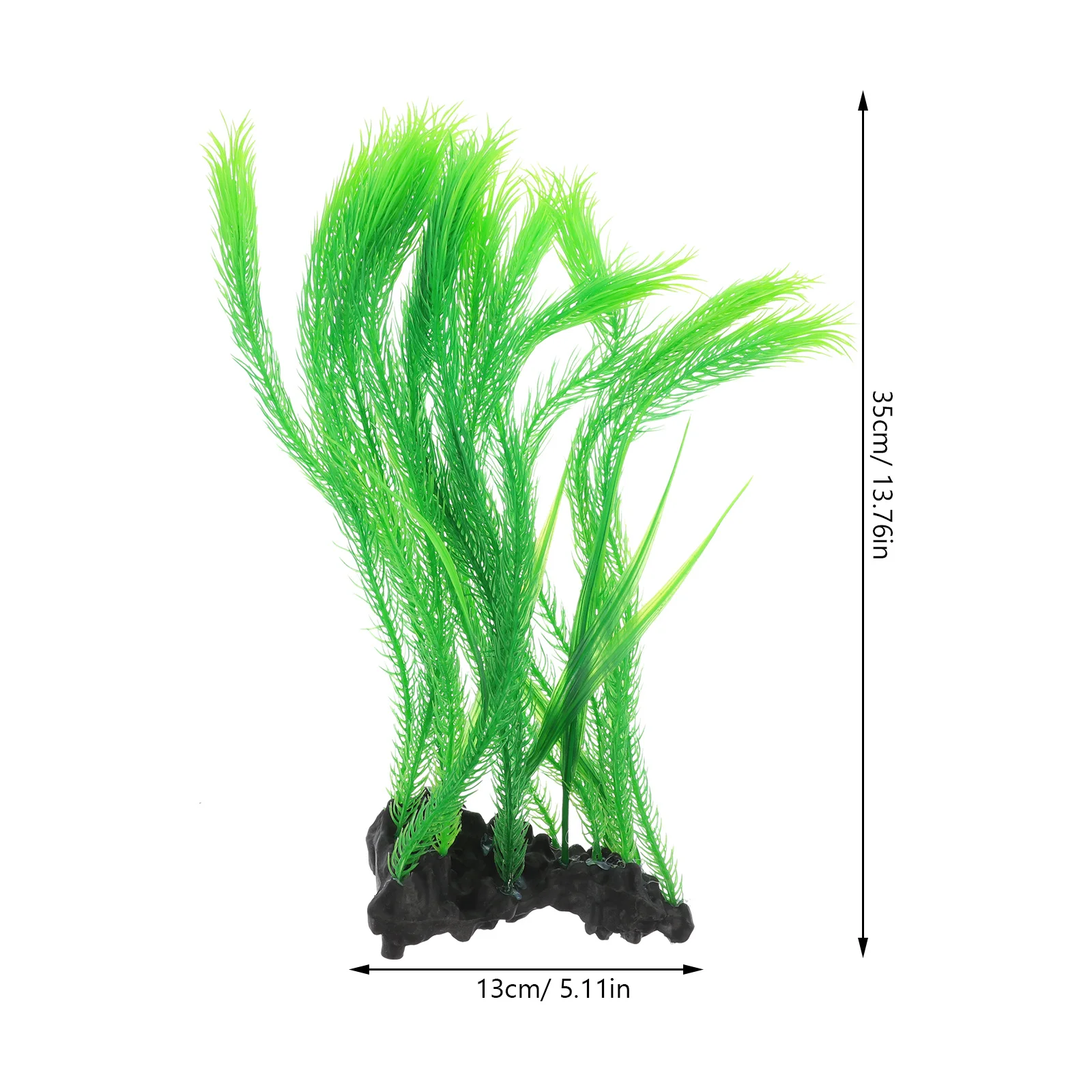 محاكاة النباتات المائية Myriophyllum نباتات حوض السمك المزيفة ديكور واقعي لخزان الأسماك ديكورات حوض السمك الاستوائية الصغيرة #4