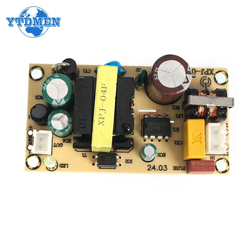 1pcs Power Supply Board AC-DC 12V2A 24V1A 24W Switching Power Supply Module Bare Circuit AC100-240V for Replace/Repair
