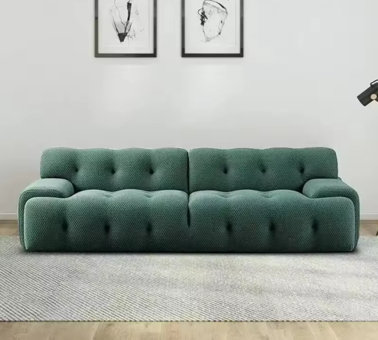 الحديثة بسيطة النسيج الفن غرفة المعيشة 1-4 مقاعد الفانيلا Rochburg أريكة وحدات مزيج أريكة مزيج أريكة استرخاء #4