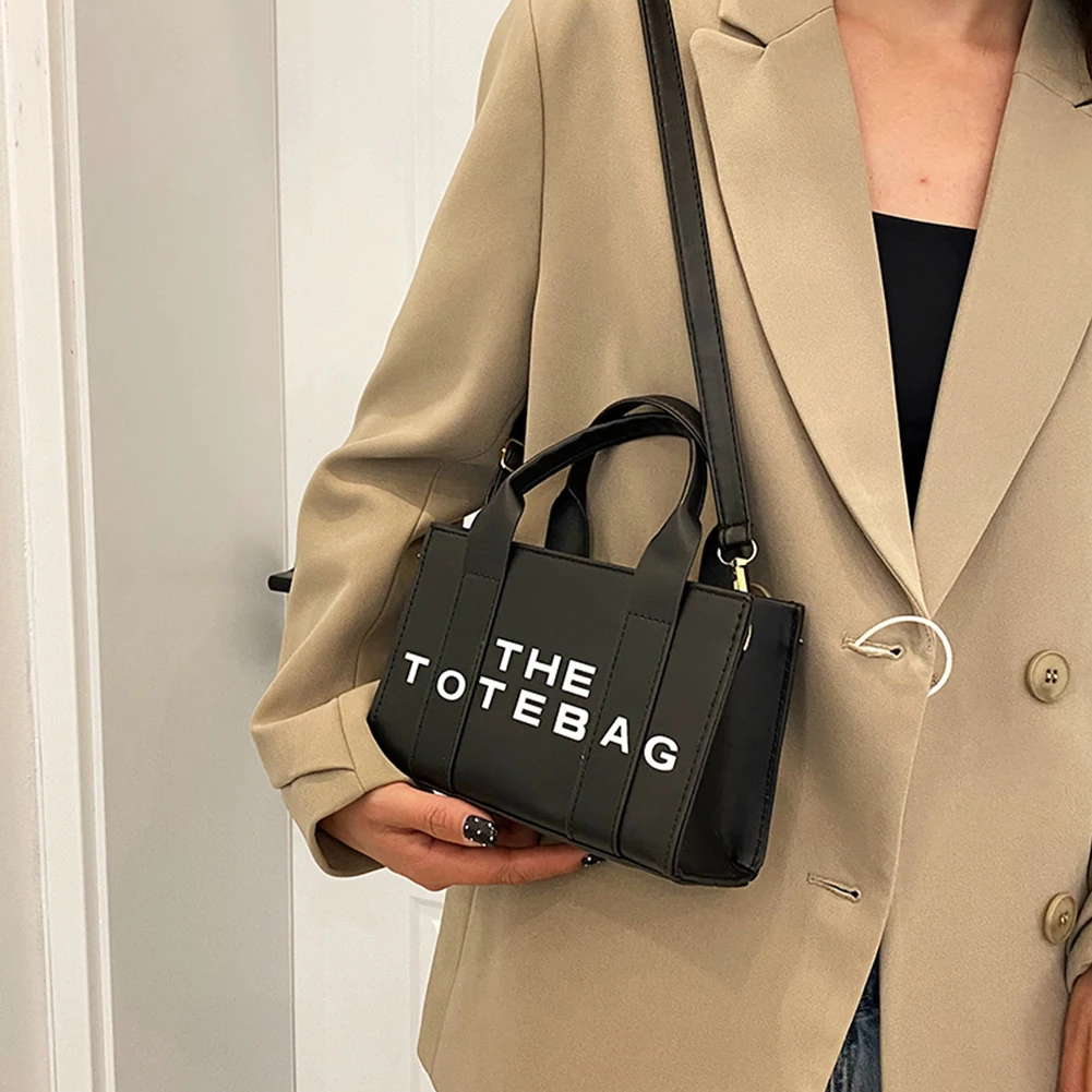 La borsa Tote per le donne, borsa in pelle PU alla moda, borsa a tracolla con manico superiore, borsa a tracolla Casual semplice