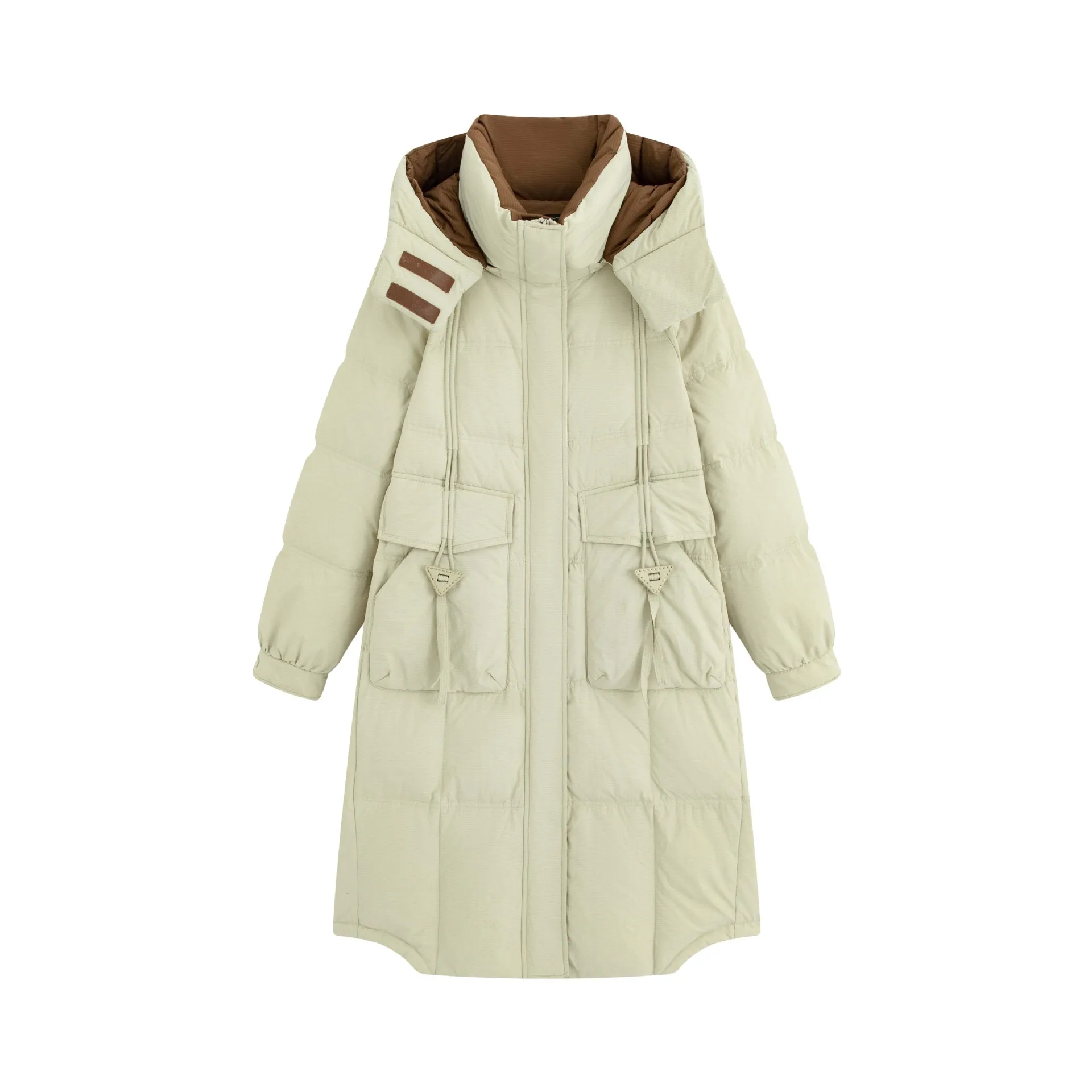 เสื้อโค้ทฤดูหนาวไซส์ใหญ่สำหรับผู้หญิงปี 2025 สไตล์เกาหลี เสื้อแจ็คเก็ตผ้าฝ้ายบุขนเป็ดสำหรับคนท้อง หนา อุ่น ทรงโอเวอร์ไซส์ สำหรับหญิงตั้งครรภ์