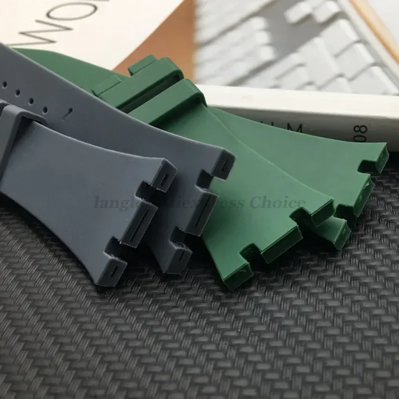 26 مللي متر 27 مللي متر المطاط حزام الساعات ل AP 15400 26470 15703 لينة سيليكون الغوص سوار ل Casioak Gen4 Gen5 الرياضة المعصم الفرقة