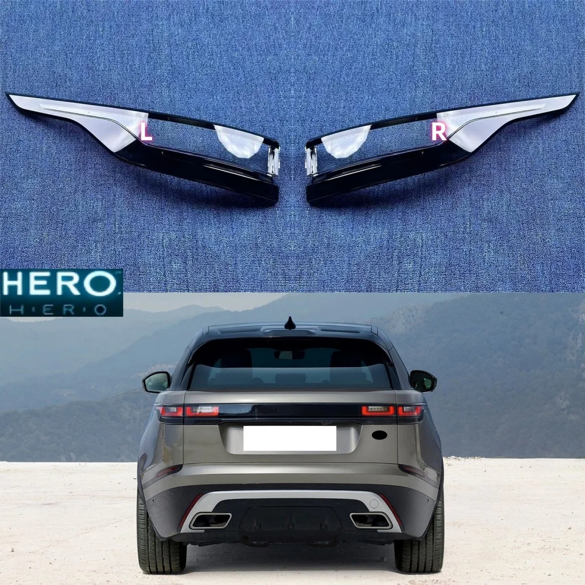 

For Land Rover Range Rover Velar 2017 2018 2019 2020 2021 2022 2023 2024 Car Rear Tail Light Cover Lamp Shell