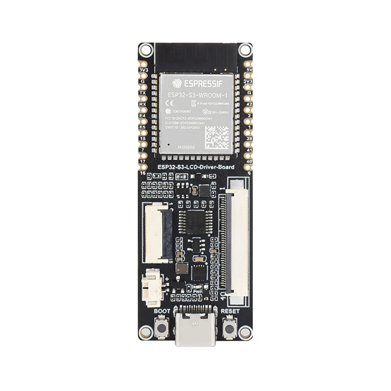 Carte de pilote LCD RVB ESP32-S3 N8R8 Tech avec connecteurs LCD 40Pin éventuelles I + RVB et 18Pin éventuelles I en option 2.1 2.8 écran LCD 4 pouces