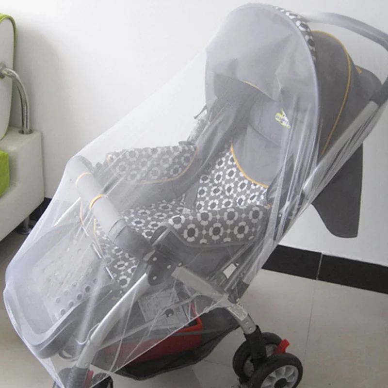 

Baby Stroller Mosquito Net Pushchair Cart Insect Shield Net Mesh Baby Infants Protection Mesh Cover Baby Stroller Accessories