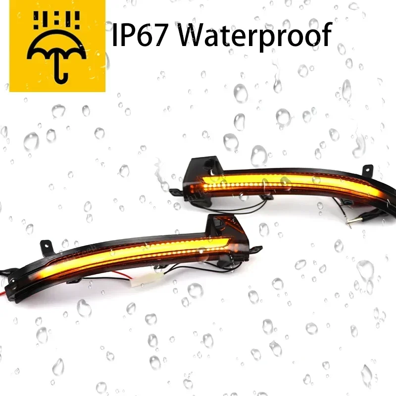 Dynamic LED Turn Signal Lights Rearview Mirror Indicator Blinker Repeater For Volkswagen VW Touareg MK2 II 7P 2010-2018 - Image 4