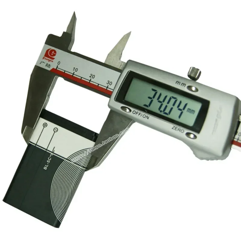 Пакет BL-5C, литиевая батарея, маленький динамик, радиоперезаряжаемая батарея, 3,7 В, аккумулятор для карт BL5C большой емкости