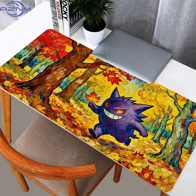 Mouse Pad Gaming Gengar Accessories Computer Keyboard Gamer Designed Specifically For e-sports Durable Games Mousepad