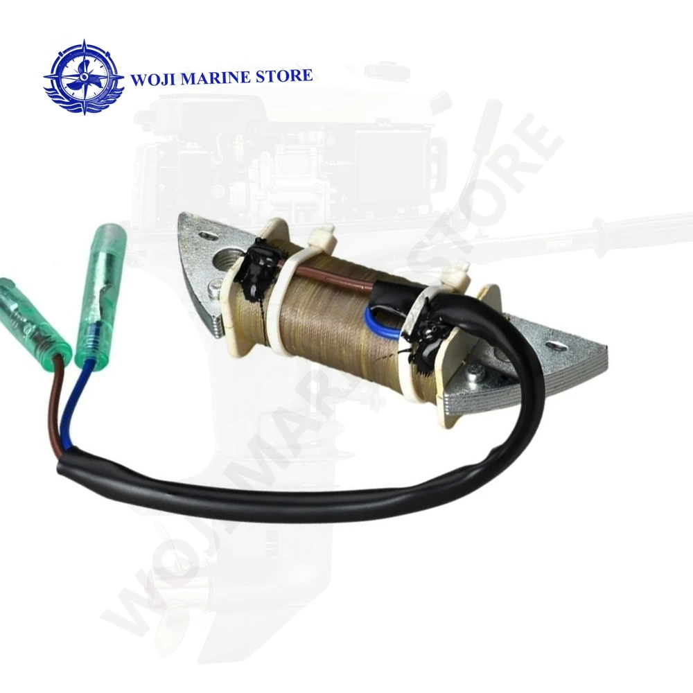 6B4-85520-00 Charge Coil For Yamaha Outboard Engine E15D E9.9D Boat Motor Replaces 6B4-85520 6B4-85520-00-00 6B485520 Boat Motor