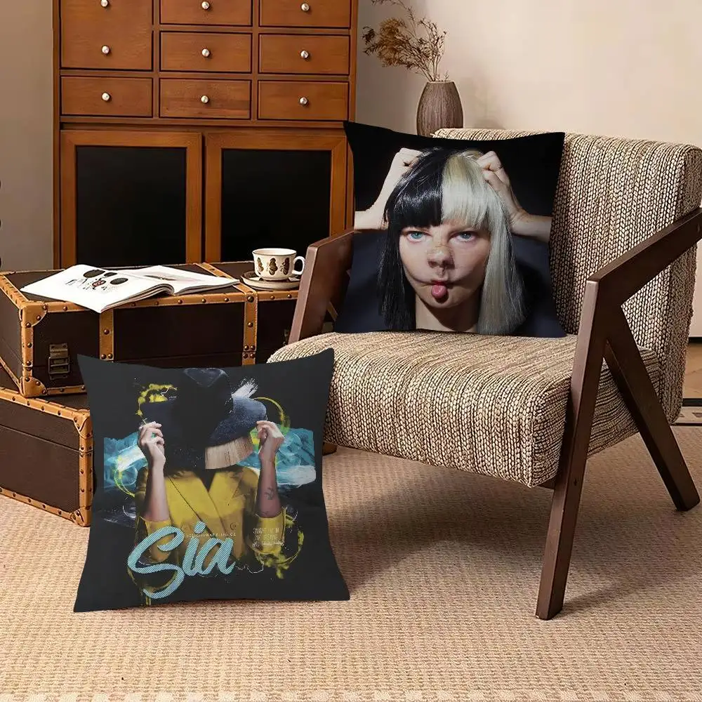 Sia F-Furler Reasonable Woman Ranjha   Decorative Polyester Throw Pillow Cover Square Suitable for Home Office Coffee Shop Decor