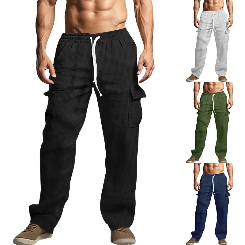 

2023 Men's Four Seasons Corduroy Pants Leisure Sports Pants Advanced Comfortable Fabric Cotton