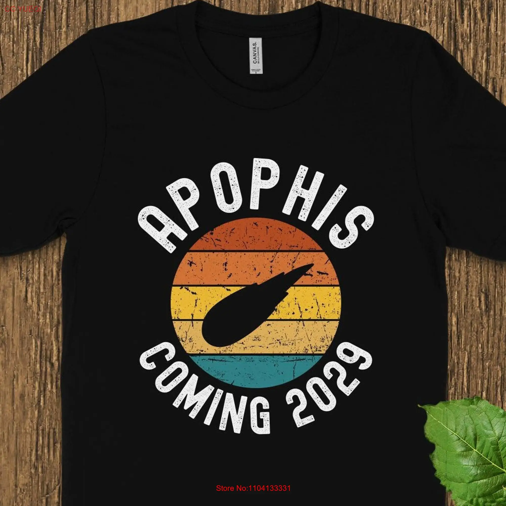 Apophis 2029 Asteroid Vintage Retro Comet T Shirt Space Themed Astronomy Lover long or short sleeves