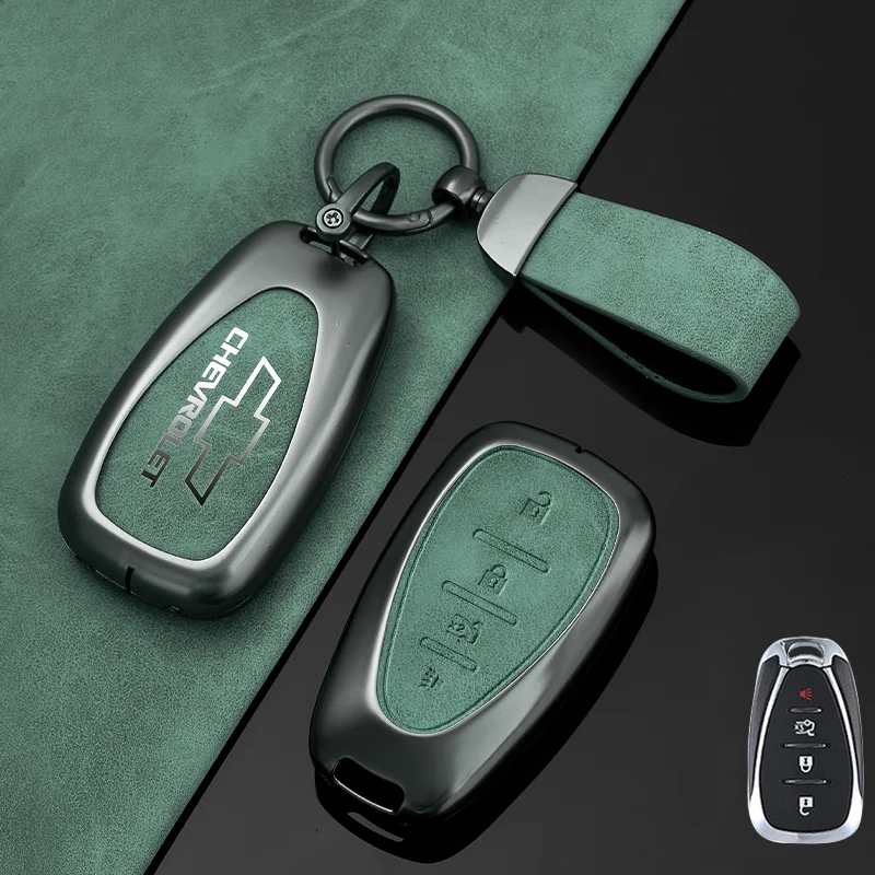 Car Key Case Cover Shell Holder For Chevrolet Chevy Malibu Camaro Cruze Traverse Spark Equinox Sonic Volt Bolt Blazer Onix Sonic