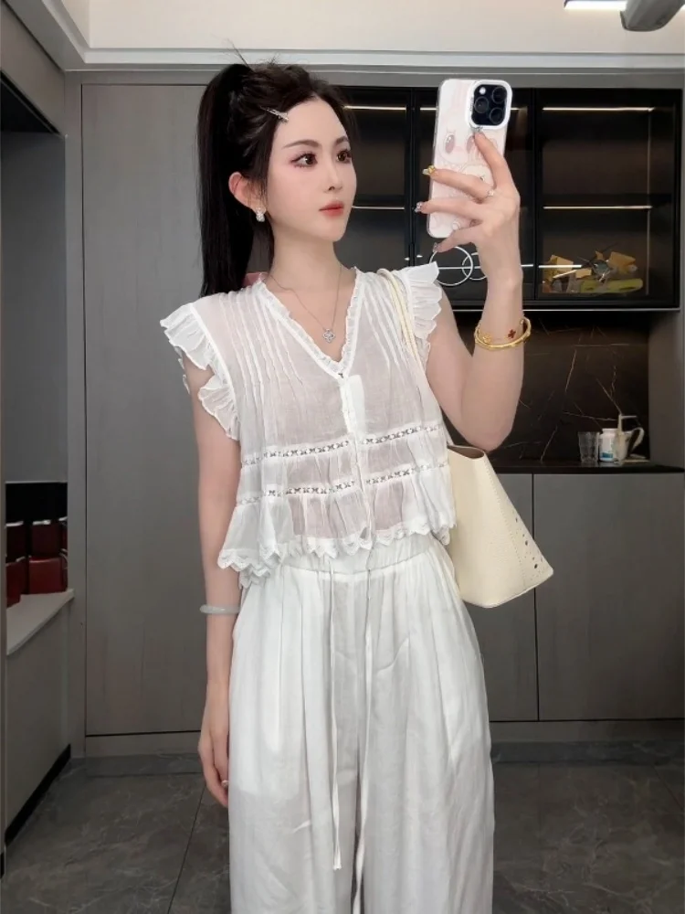 

Faionable Commuter Women's irt Versatile Spring 2026 ular Single Item Top Unique Cute Korean Loose Fit ort Sve