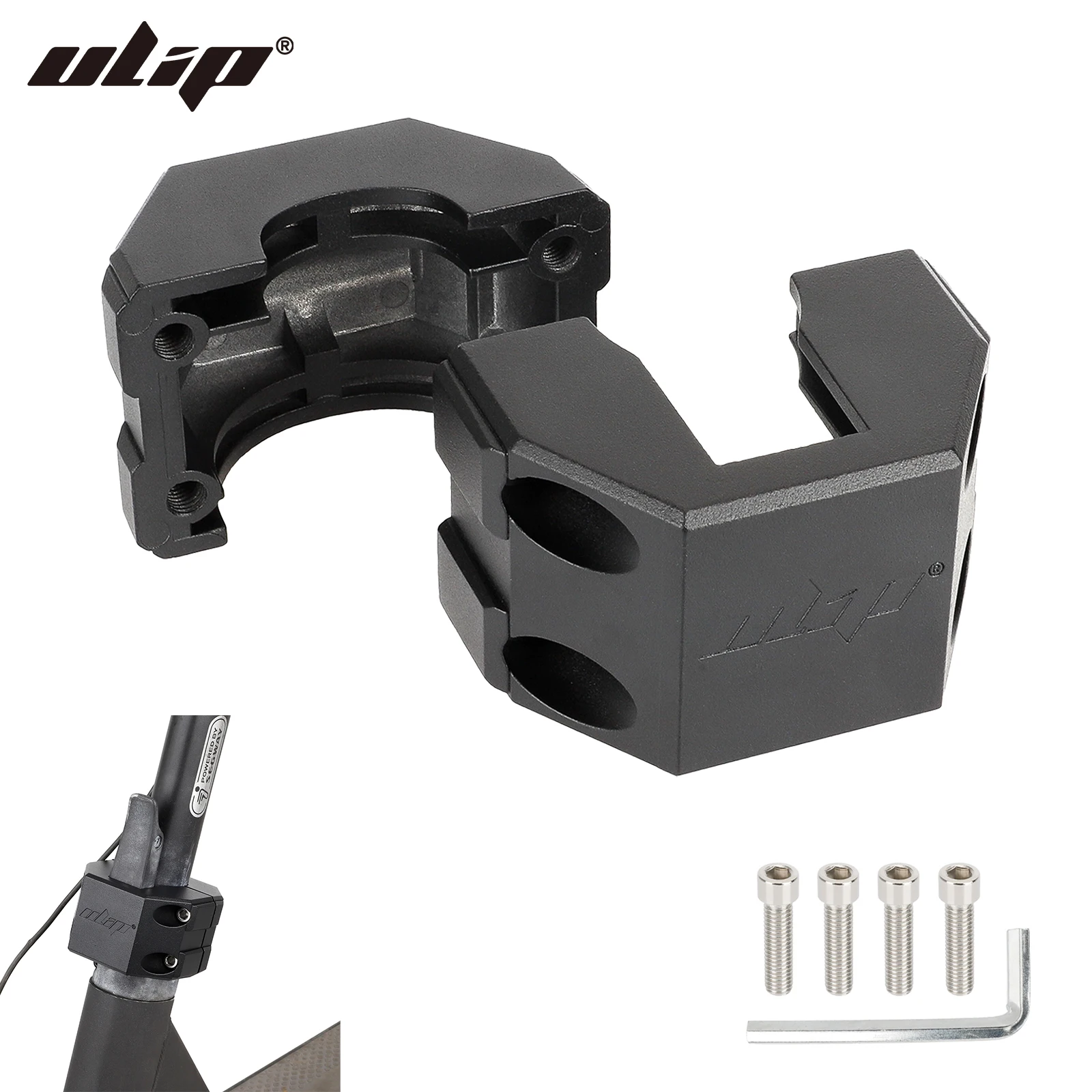 Ulip Scooter Folding Clamp Rod Fixing Parts For Ninebot Max G30 G30LP G30E Scooter Aluminum Folding Clamp Stabilizer Accessories