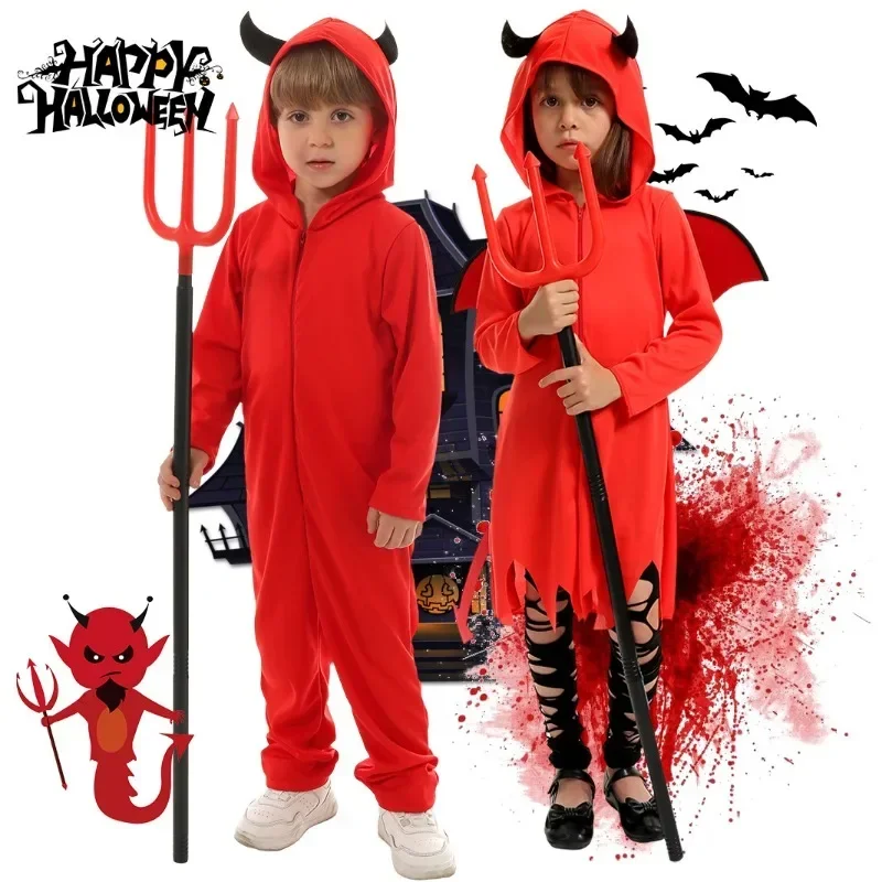 

New Halloween devil costume satan cosplay cos costume children's day school stage costume