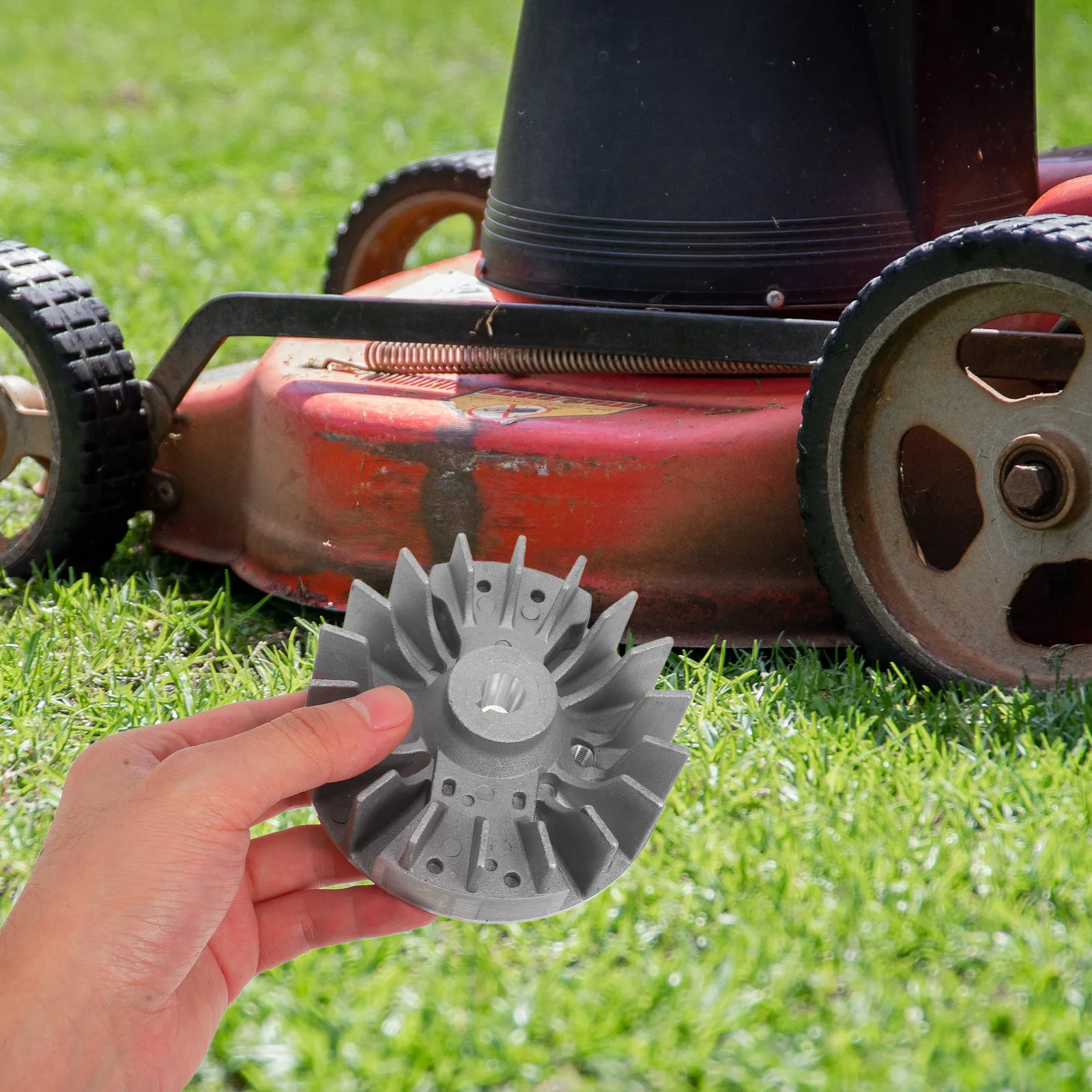 

Magnetic Flywheel Lawn Mower Steel Magnet Flywheel Replacement Universal Engine Parts Grass Cutting Accessories