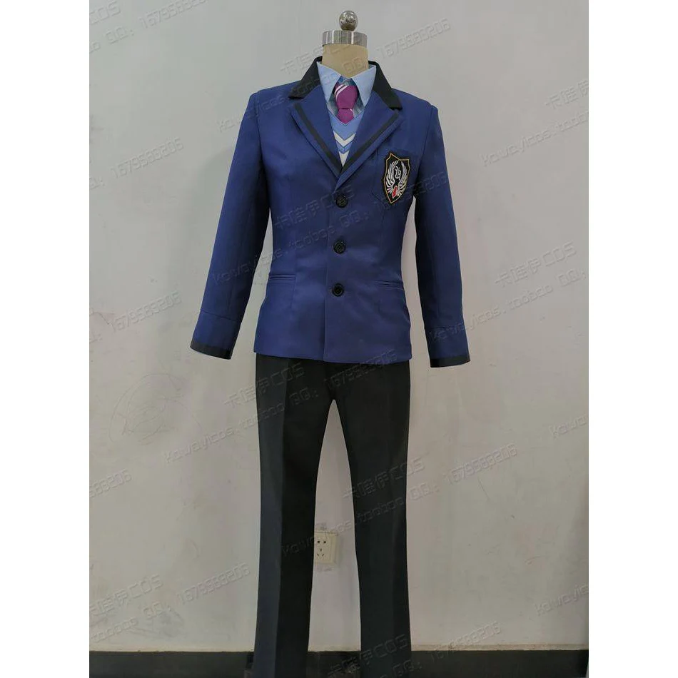 Disfraces de cosplay del juego Tokimeki Memorial 4, uniforme escolar, abrigo, chaleco, camisa, pantalones, corbata, trajes, ropa de uso diario
