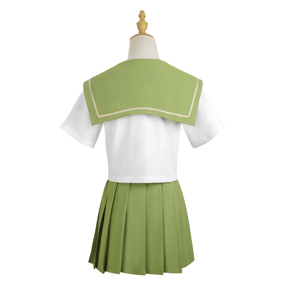 Naxida uniforme de marinero hierba Dios Coswear estudiante femenina Primavera/Verano vestido diario JK uniforme dulce conjunto japonés de manga corta
