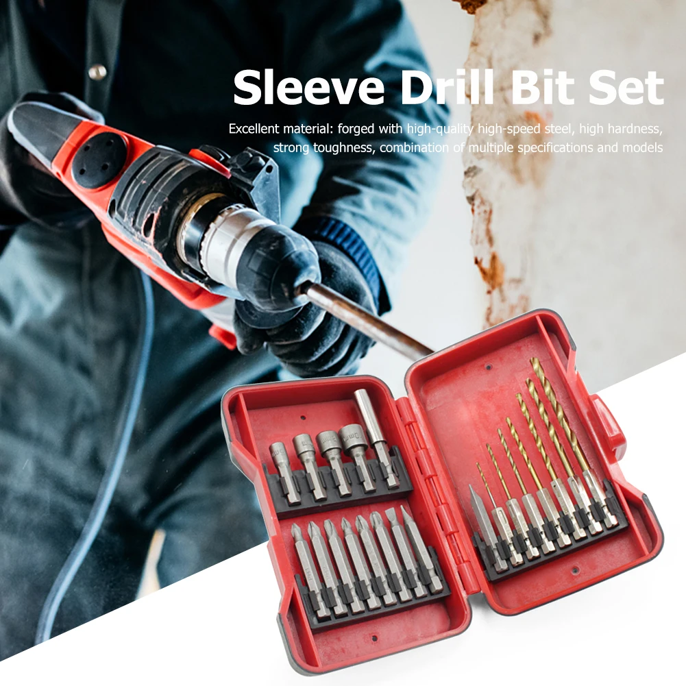 21 قطعة/المجموعة كم مجموعة لقمة مثقاب النجارة أداة اليد لقمة ثقب محول مأخذ التوصيل كم الملحقات ل لوح خشبي البلاستيك