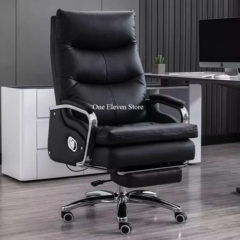 Accent Office Chair Desk Gamming Armchairs Dining Leather Office Swivel Chaise Design Leder Stuhl Height Adjustable Furniture