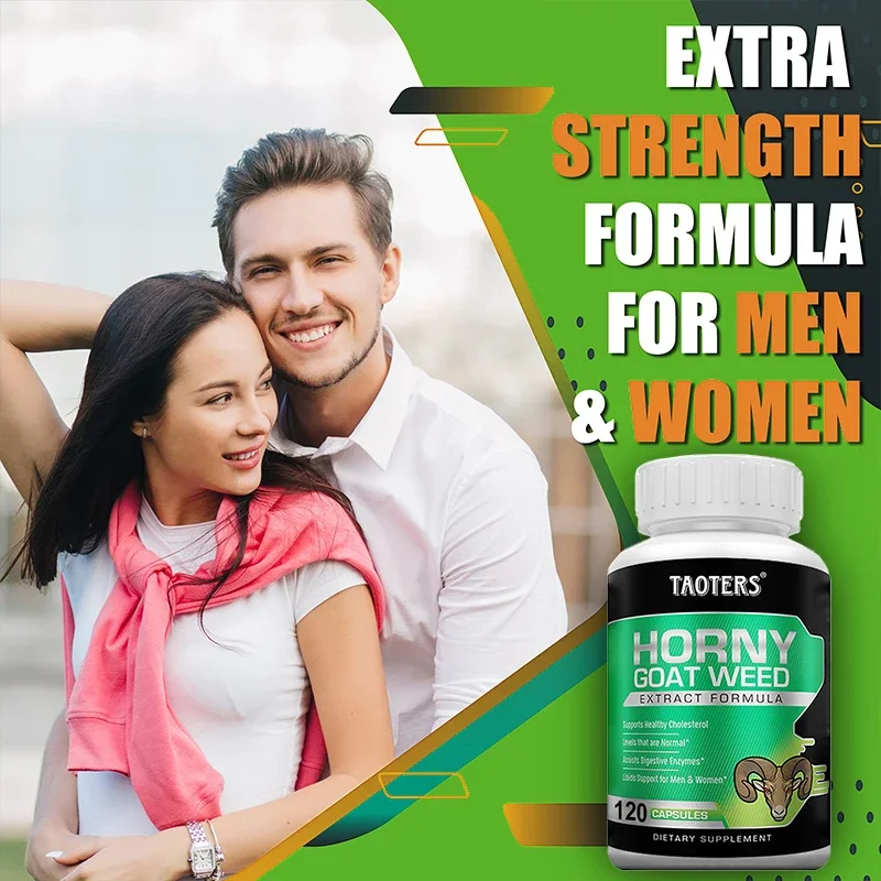 Natural Plant Extract Edible - Muscle Mass and Energy Supplement for Men, Energy, Endurance and Vitality, Non-GMO, Gluten-Free