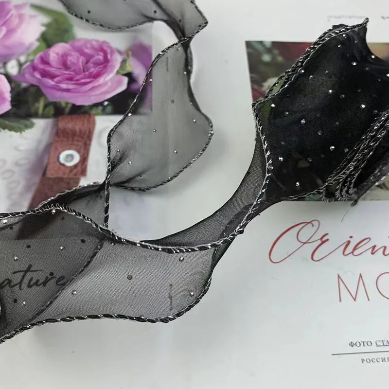 Bow Making Ribbon Shiny Fishtail Yarn Ribbon Diy Sewing Ribbon Colorful For Gift Packaging Party Decorations Clothing