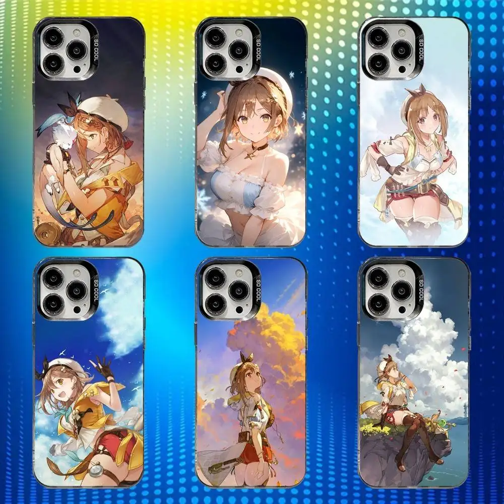 

Game A-Atelier Ryza Phone Case For iPhone 16,15,14,13,12,11,Mini,Pro,SE,MAX White Matte Shockproof Cover