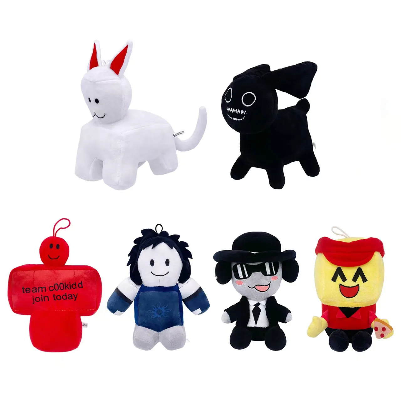 Forsaken Chance Plush Toys Cute Game Plushie Kawaii Soft Stuffed Doll Room Decor For Birthday Gift
