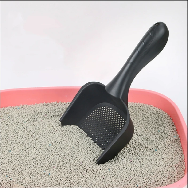 Portable Indoor Sand Shovels Durable Plastic Practical Cleaning Cat Pet Litter Scoop Shovel Pets Supplies Large Scooper